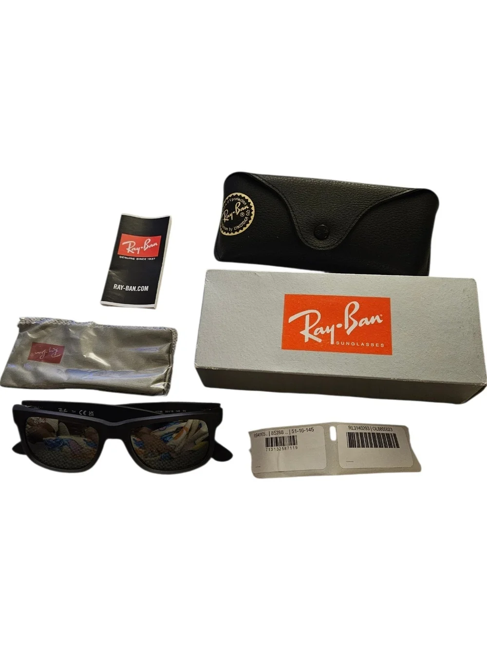 Ray-Ban RB4165 Justin Classic Sunglasses 50-16-145